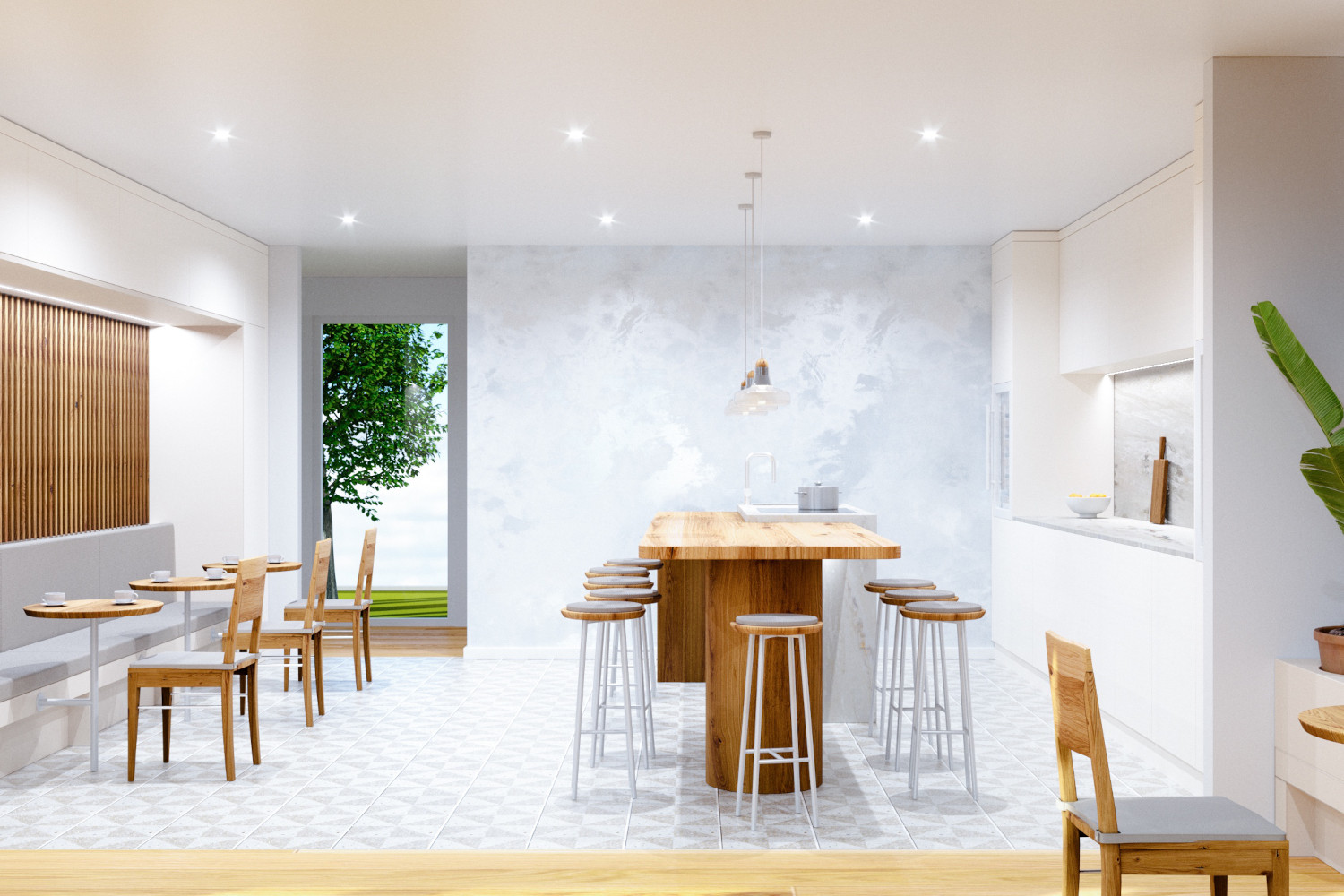 Rooftop Lounge Kitchen